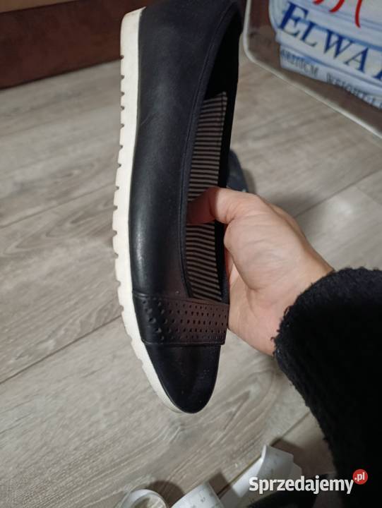 czarne baleriny marki Graceland rozmiar 38 Obuwie wielkopolskie Poznań