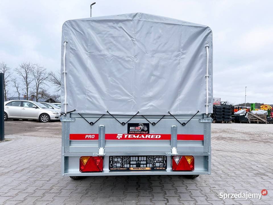 TEMARED PRO 26122 przyczepa z plandeką 80 DMC