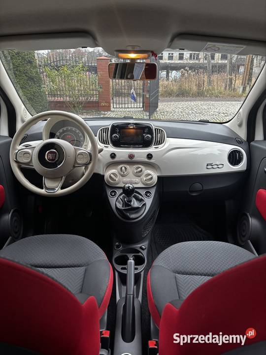 Fiat 500 lift krajowy bezwypadkowy LPG Motoryzacja Katowice