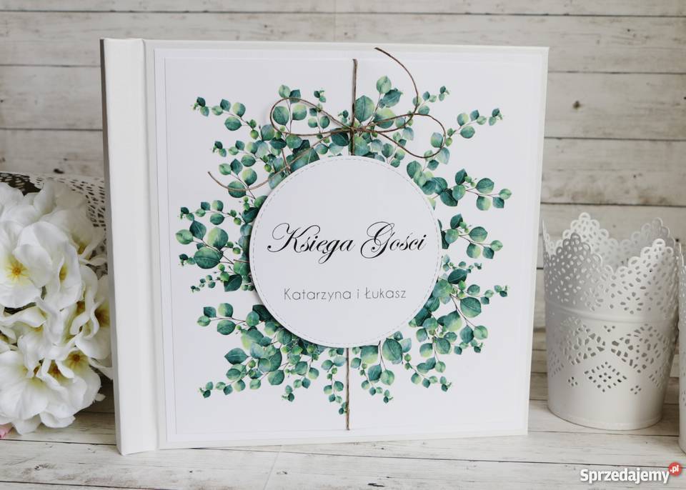 Zaproszenia ślubne z eukaliptusem A028 KSP Bydgoszcz