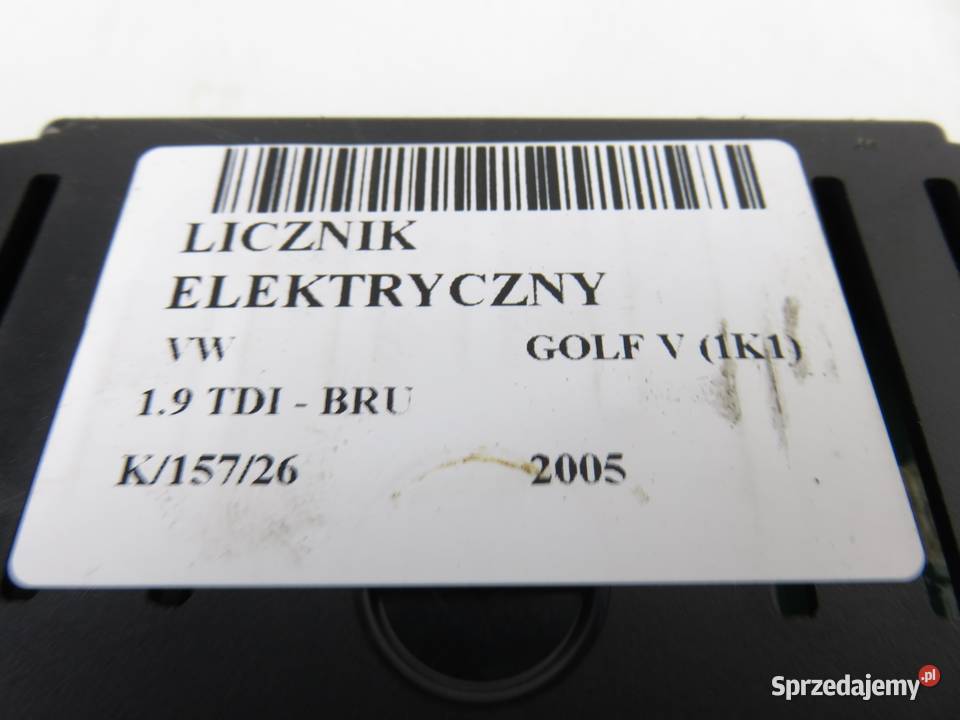 LICZNIK VW GOLF V 19 TDI 1K0920851B 110080246035 sprzedam