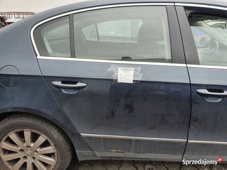 DRZWI PRAWE TYŁ VOLKSWAGEN PASSAT B6 LC5F Pozostałe kujawsko-pomorskie Lipno