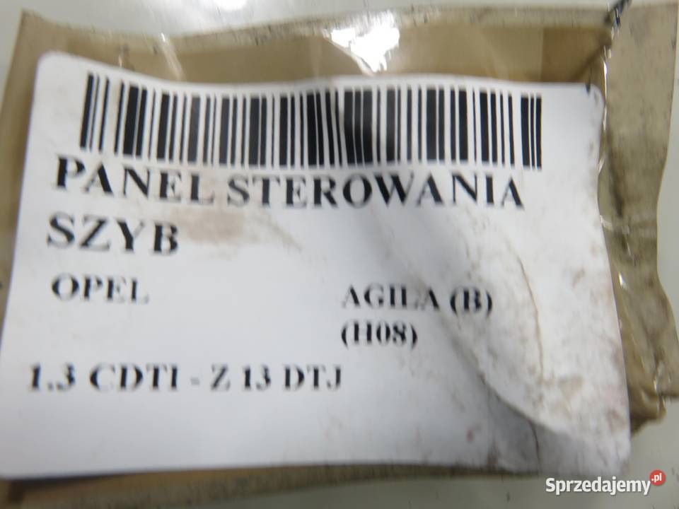 PANEL SZYB OPEL AGILA B 8372251K70