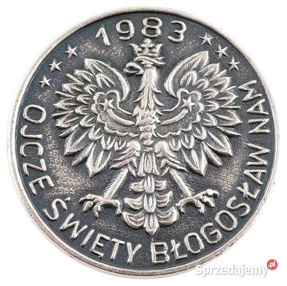 Medal Jan Paweł II Godło 1983 r k12 mazowieckie