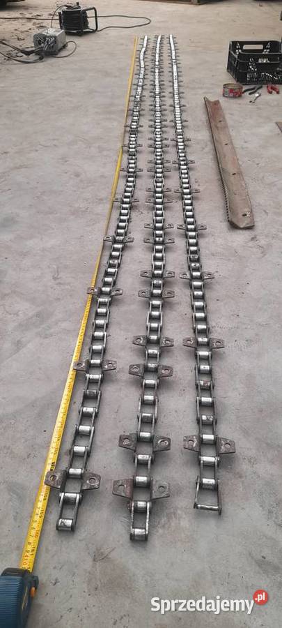 Łańcuch podajnika skośnego 384mm Przegaliny Duże