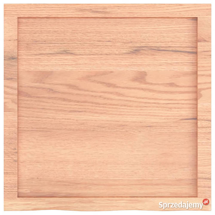 Blat do stołu jasnobrązowy 60x60x26 lite drewno Warszawa