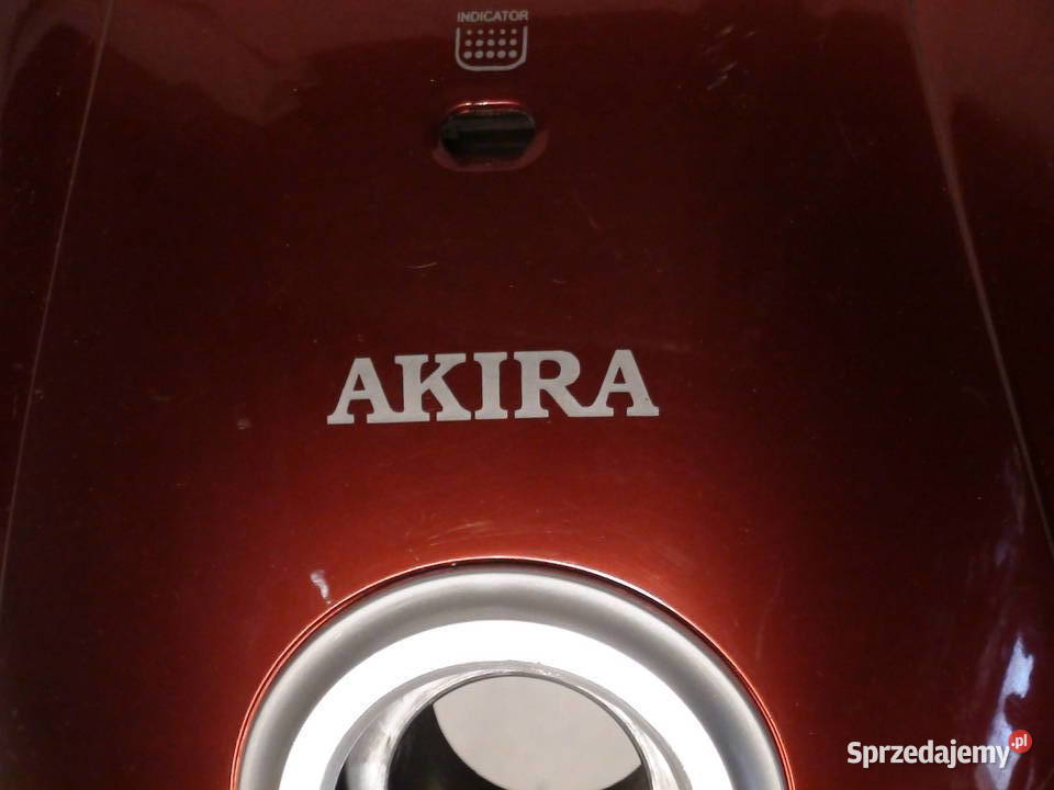 Odkurzacz wiśniowy Akira Model VC2008 1600W z Knurów sprzedam