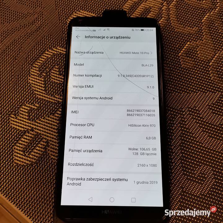 huawei mate10 pro sprawny Dobiegniew