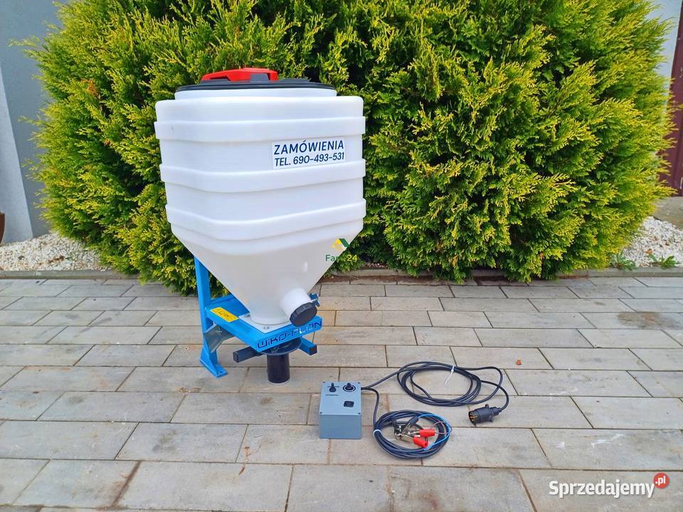 Rozsiewacz poplonów Siewnik poplonu 110 litrów Maszyny rolnicze łódzkie Kolonia Gorzędów