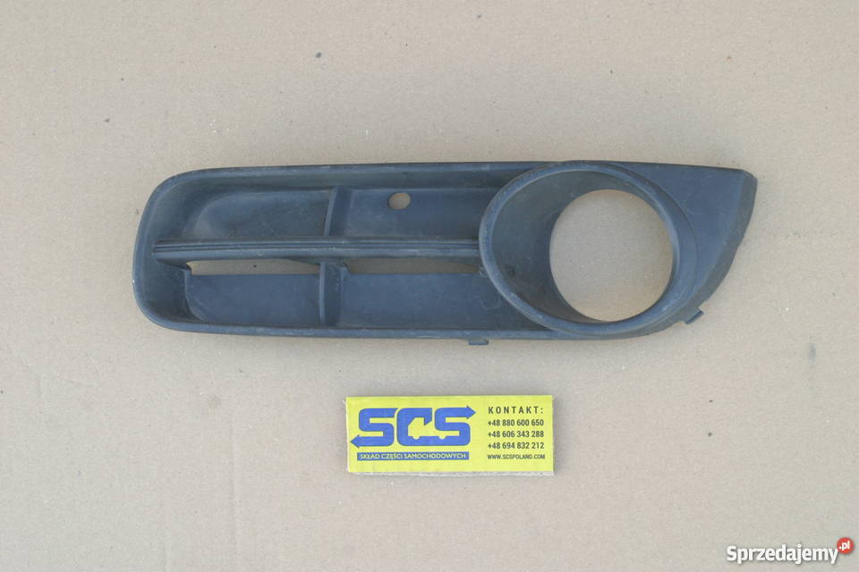 SKODA FABIA II 2 KRATKA ZDERZAKA HALOGEN LEWA Bieleń