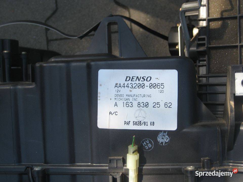 mercedes ml 163 lift 0105r nagrzewnica chłodnice wielkopolskie