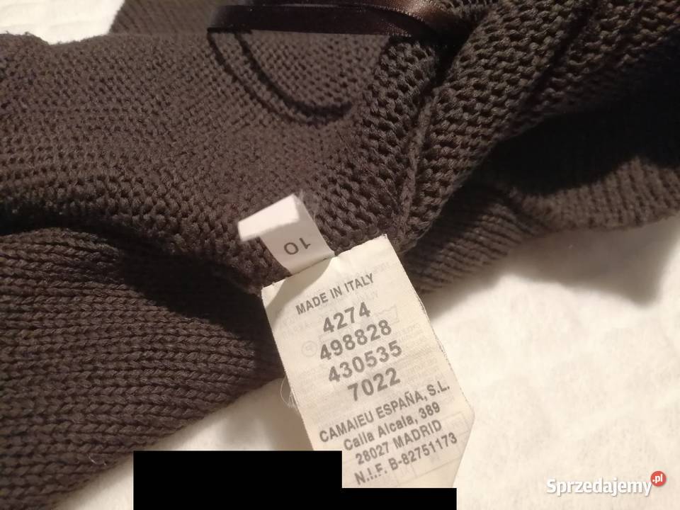Sweter damski Camaieu XL Brązowy Odzież Rozmiar 42(XL) Czeladź