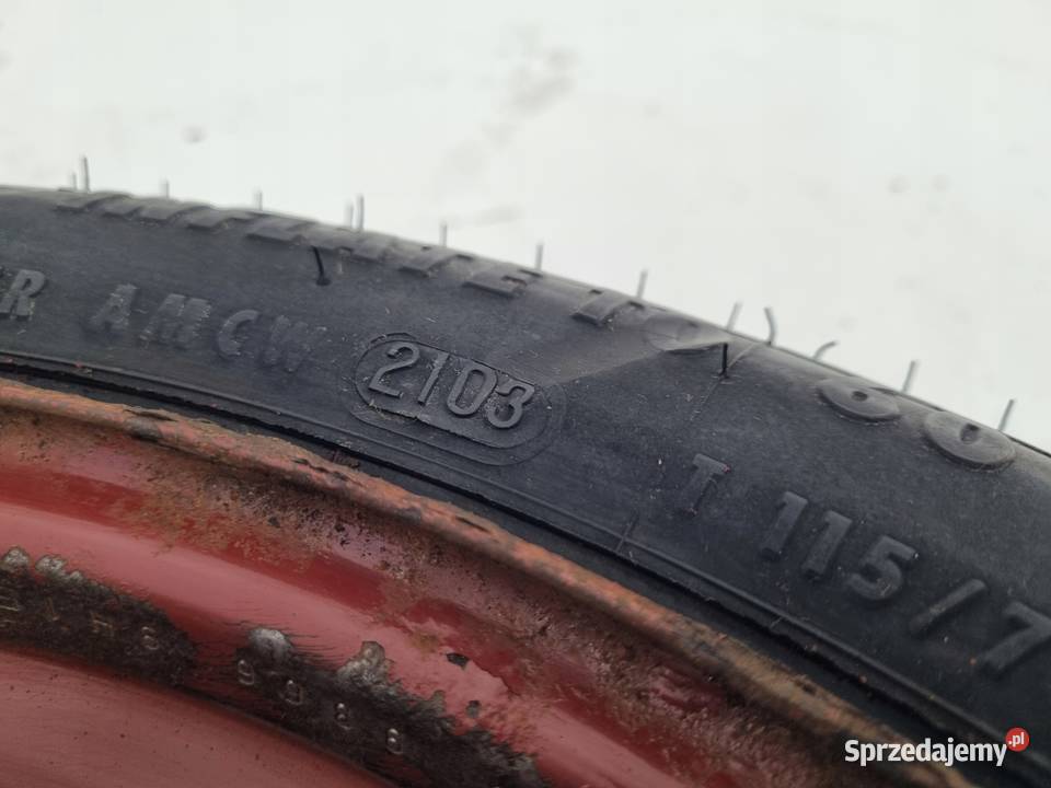 KOŁO DOJAZDOWE Peugeot 206 206 307 11570 R15 Chełm