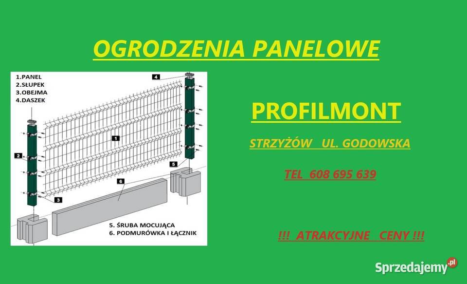 Ogrodzenia Panelowe Strzyżów sprzedam