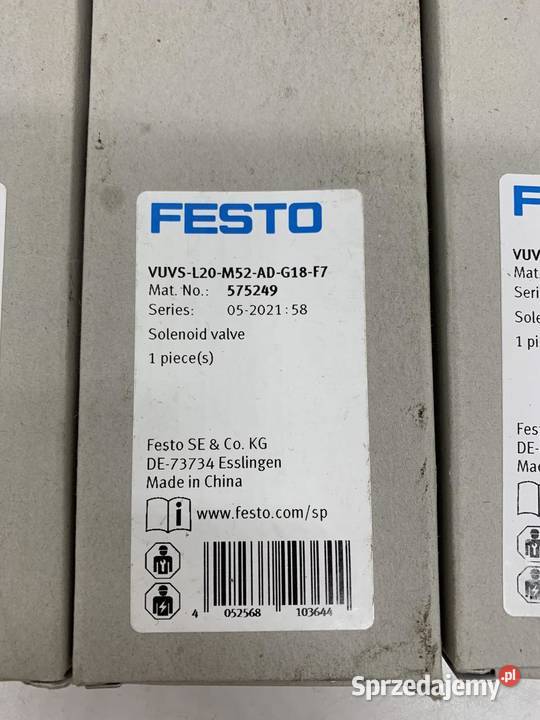 Festo VUVSL20M52ADG18F7 575249 Warszawa sprzedam