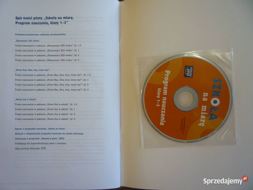 Program nauczania Szkoła na miarę wydanie z CD Szczecin