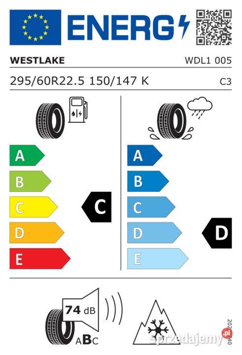 29560 R225 Westlake WDL1 Opony Napędowe Nowe 4 Zarębki