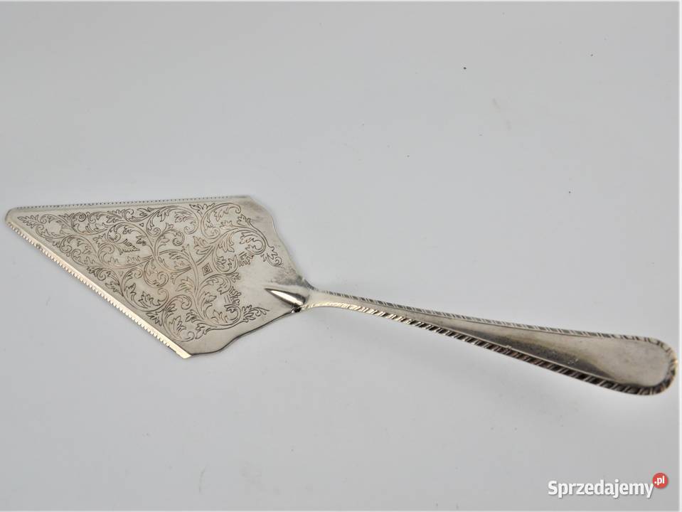 Łopatka do tortu Vintage SilverPlated Italy Antyki