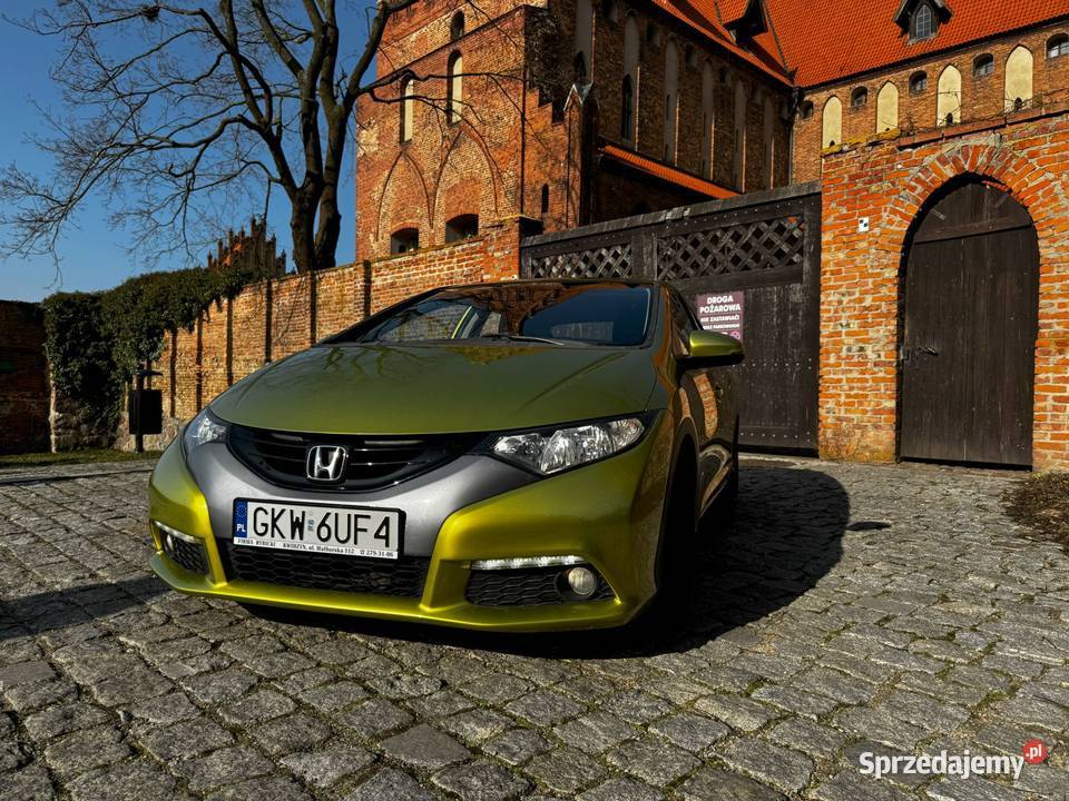 HONDA CIVIC 2013R 18 BENZYNA centralny zamek Civic Kwidzyn