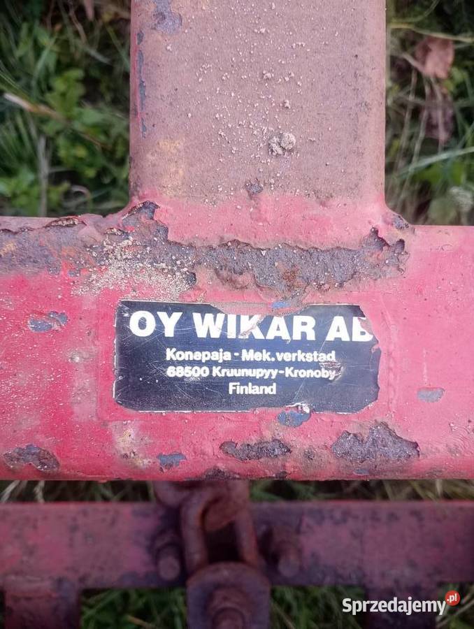 Brona łopatkowa Kronos 3metrowa nieuszkodzony wielkopolskie Rydzyna sprzedam
