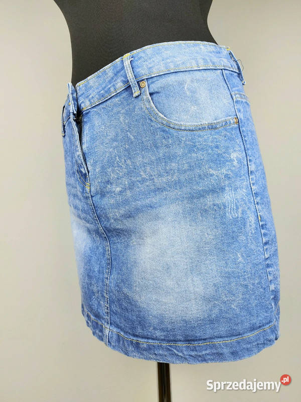Spódnica damska jeansowa dżinsowa krótka Złoczew