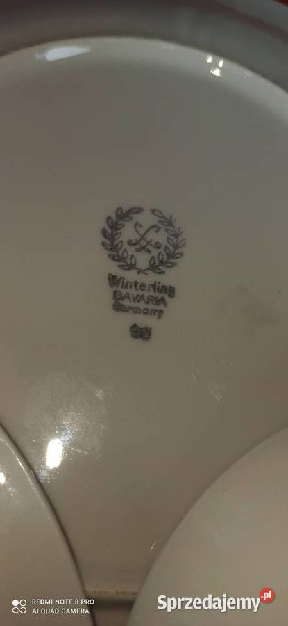 Filiżanka z talerzykiem deserowym Syg Winterling Gdańsk