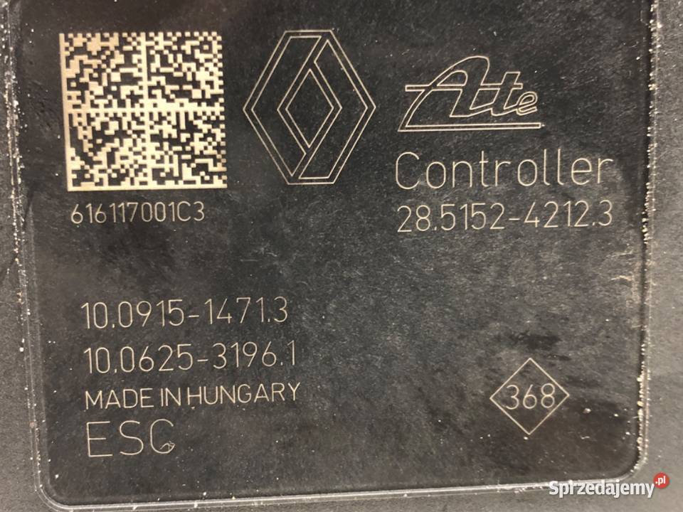 POMPA ABS DACIA LODGY 476600078R 16 102 podkarpackie