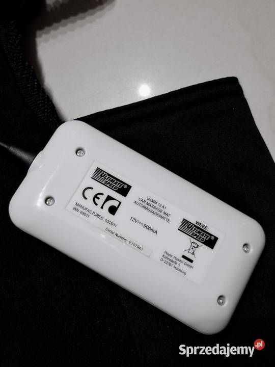 Mata masująca grzejąca do samochodu prezent Kraków sprzedam