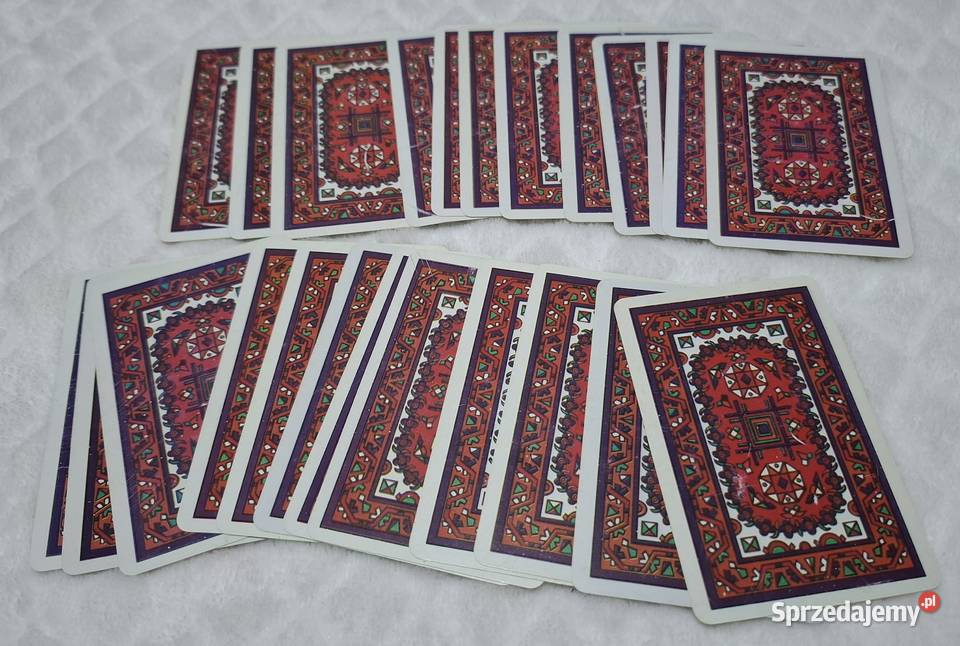 Karty do gry 9As czerwone 24 Kolekcje hobby Czeladź sprzedam