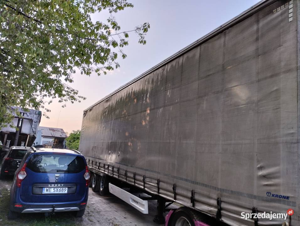 Naczepa firanka mega Krone oś podnoszona SAF burtowe lubelskie