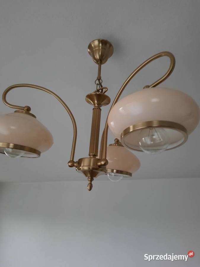Żyrandol 3 punkty żarówki dolnośląskie Wrocław