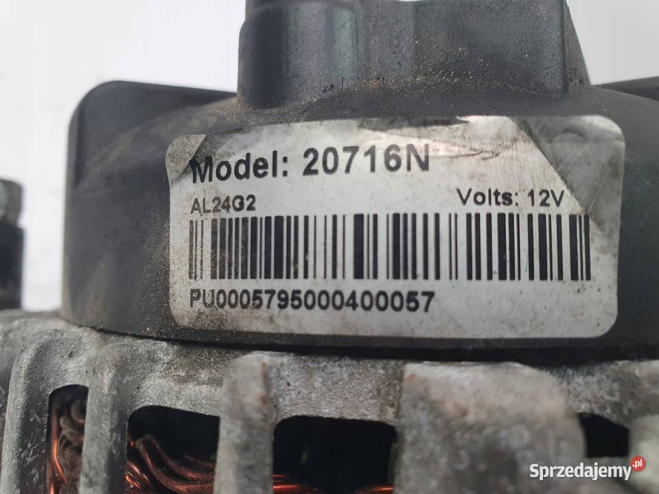 ALTERNATOR Ford Focus II C 20 TDCI 20716N AL24G2 Układ elektryczny silnika