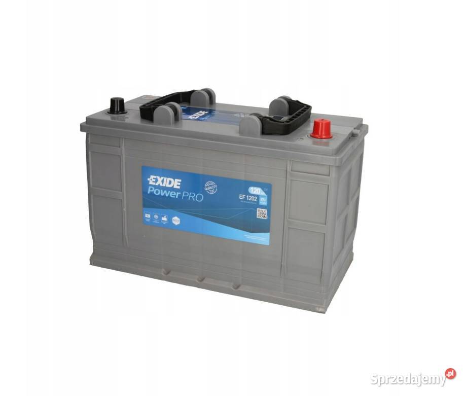 Akumulator Exide Power Pro EF1202 120Ah 870A P pomorskie Starogard Gdański