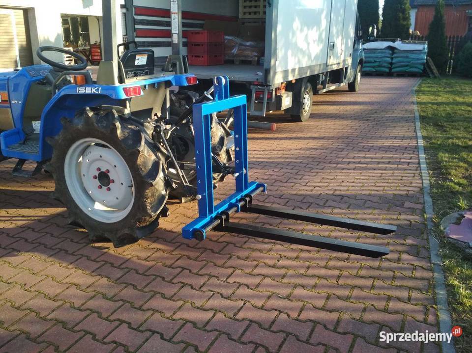widły na tyl miniciagnik isak paleciak maszyny Kłobuck