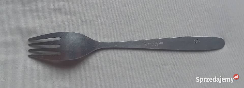 Widelec ze stali nierdzewnej Hefra z napisem Koźminek