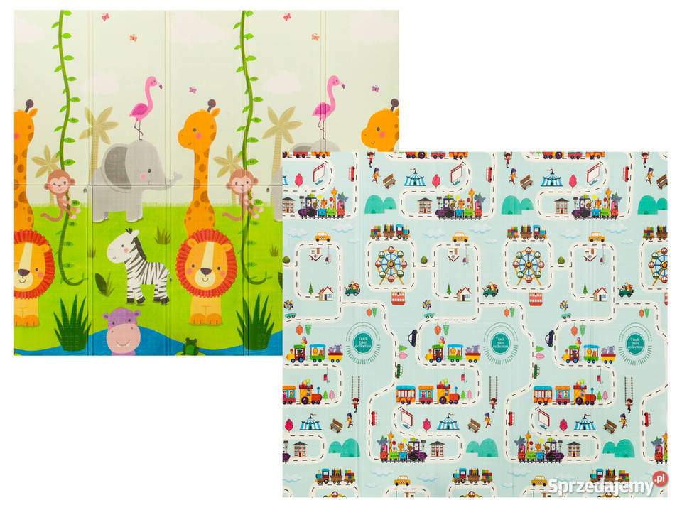 DUŻA MATA EDUKACYJNA DWUSTRONNA LIONELO ROBBY Dla niemowląt Baranowo sprzedam