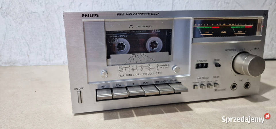 Magnetofon Philips 6312 HIFI STEREO CASSETTE Międzychód