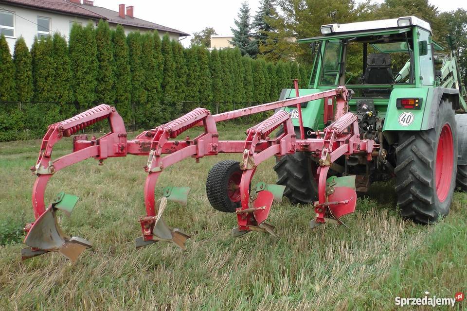 Fendt 312 LSA z turem i pługiem Wola Rębkowska