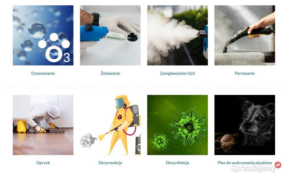 Ozonowanie Dezynfekcja hotele mieszkania Katowice sprzedam