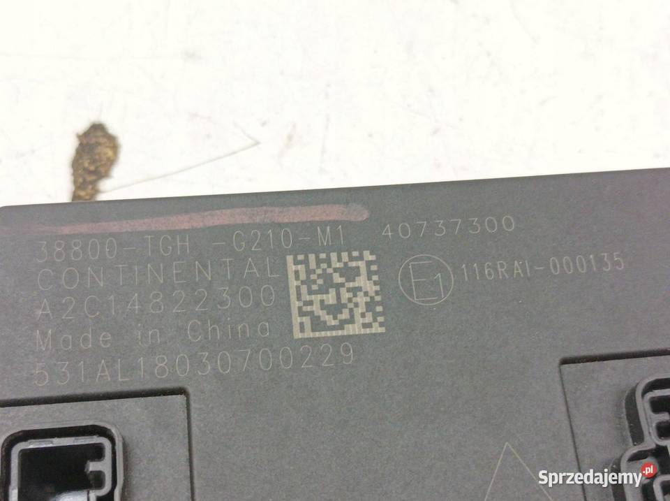 MODUŁ 38800TGHG210M1 A2C14822300 Honda Civic X Rok produkcji 2018