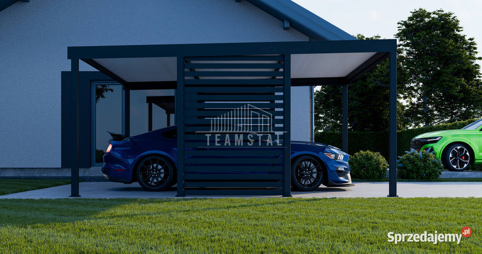 CarPort PREMIUM Wiata samochodowa 5x5 Antracyt Łódź