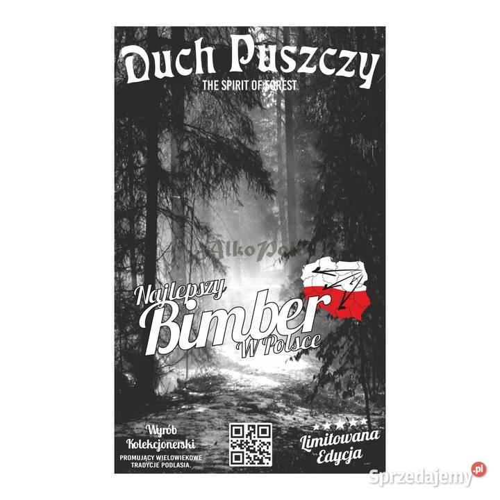 Etykieta Duch Puszczy czarny las 100 Białystok sprzedam