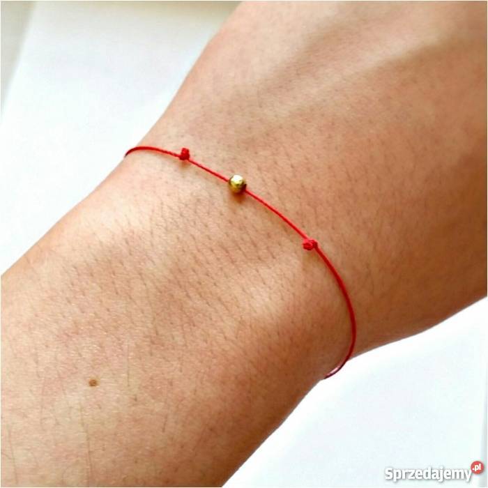 Bransoletka na szczęście sznurek/kabała/zozo nitka czerwona Warszawa