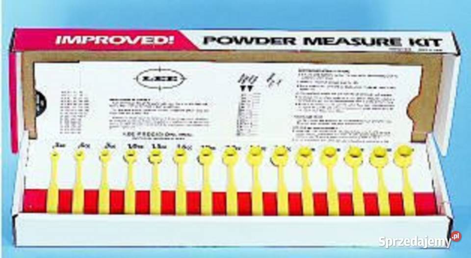 Lee Powder Measure Kit komplet łyżeczek Sporty strzeleckie i myślistwo Warszawa sprzedam