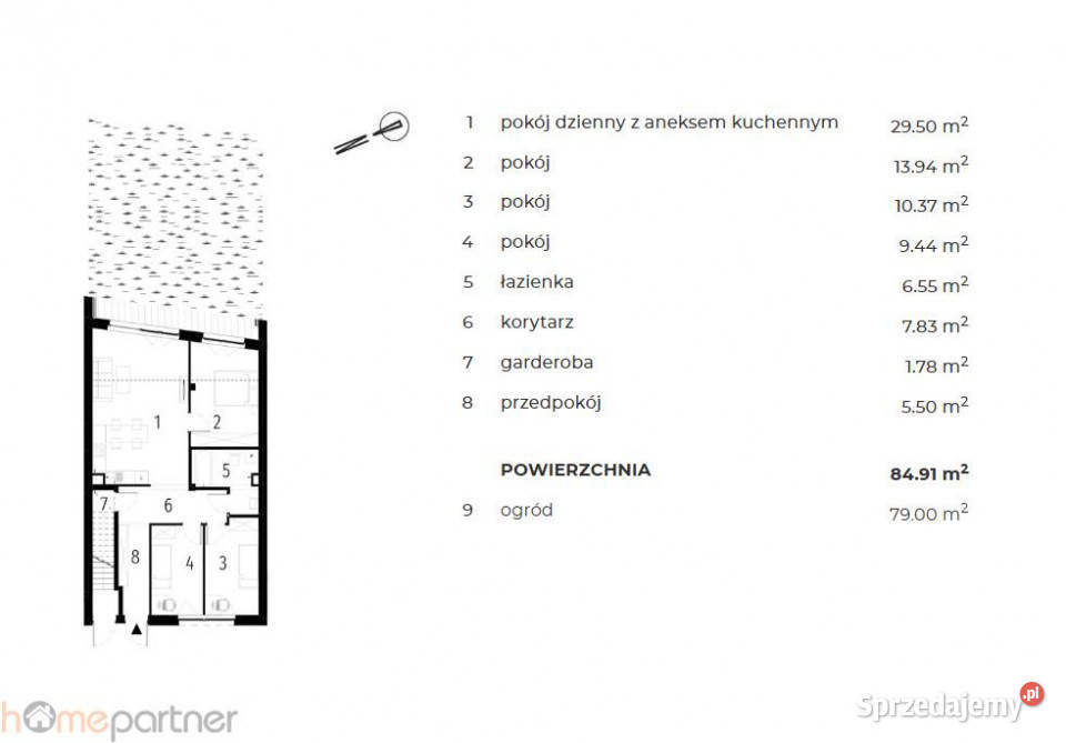 Mieszkanie Wrocław Tadeusza Kutrzeby 8491m2 4