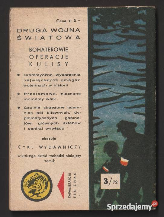 ŻÓŁTY TYGRYS SPOD ZNAKU ISKRY 1972 Pozostałe Łódź