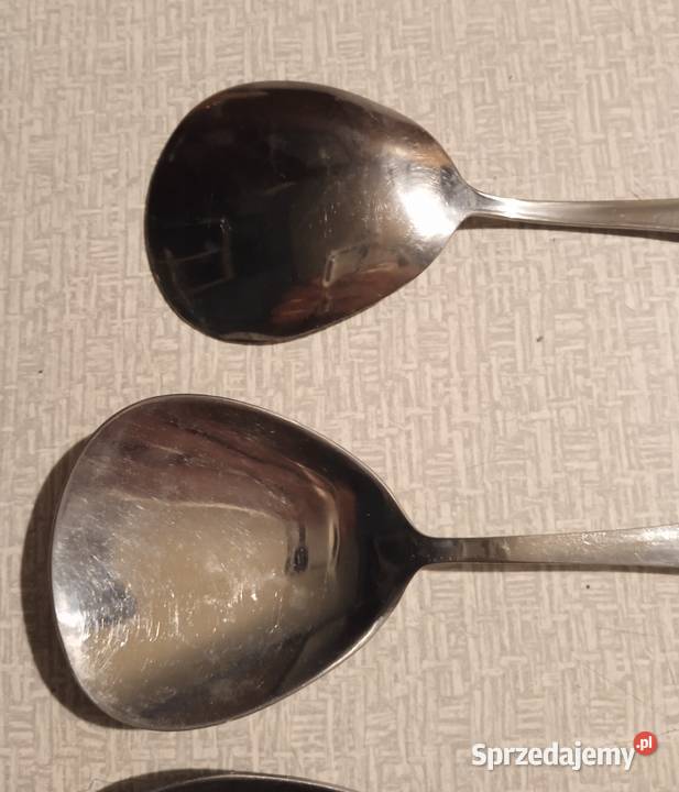 Łyżki do sałatek Gerlach PRL wielkopolskie Koźminek