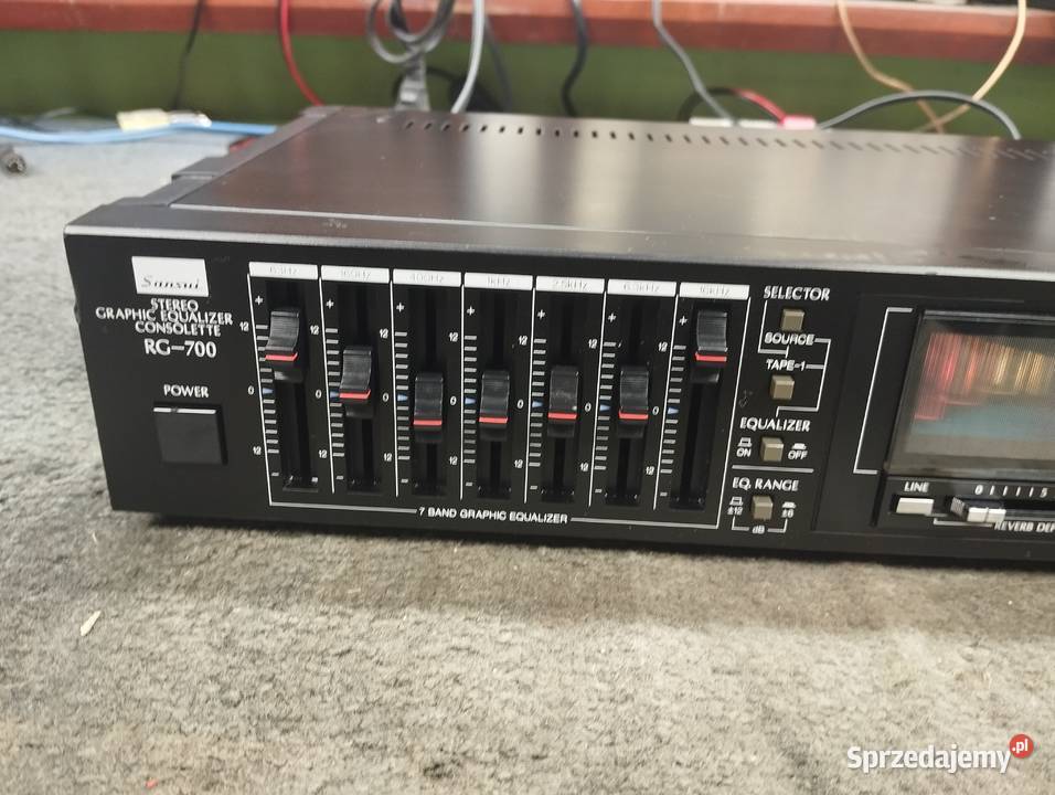 korektor graficzny Equalizer Sansui Rg700 Zabrze