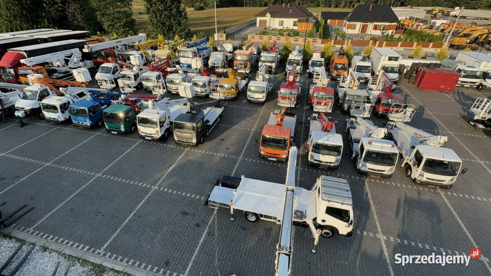 Renault Maxity Podnośnik Koszowy 21m CMC PLA 212 zarejestrowany w Polsce Samochody dostawcze Widełki sprzedam