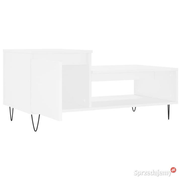 Stolik kawowy biały 100x50x45 materiał mazowieckie Warszawa